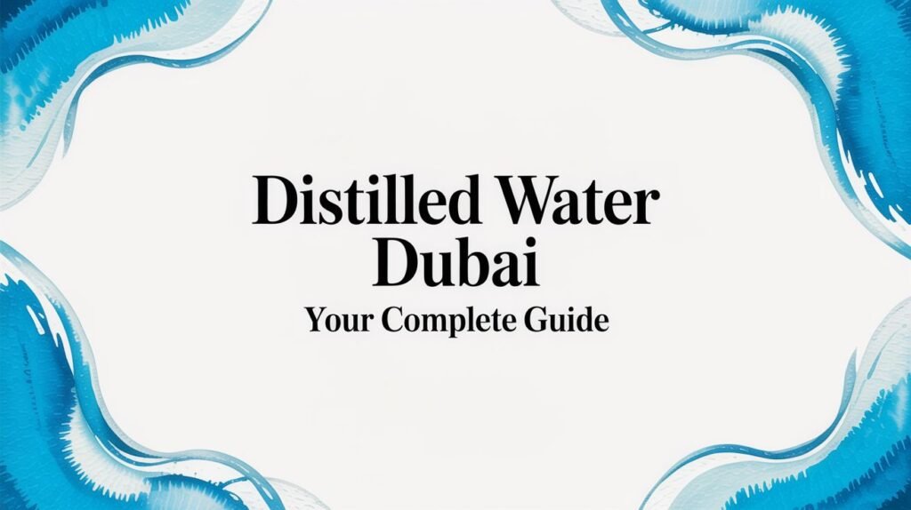 Distilled Water Dubai: Your Complete 2026 Guide