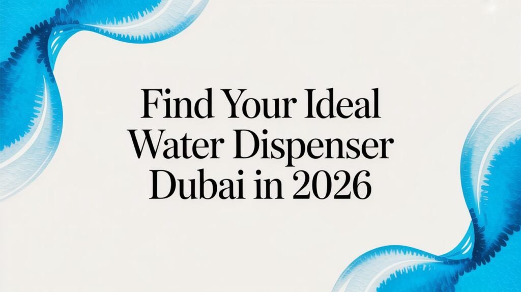Find Your Ideal Water Dispenser Dubai in 2026