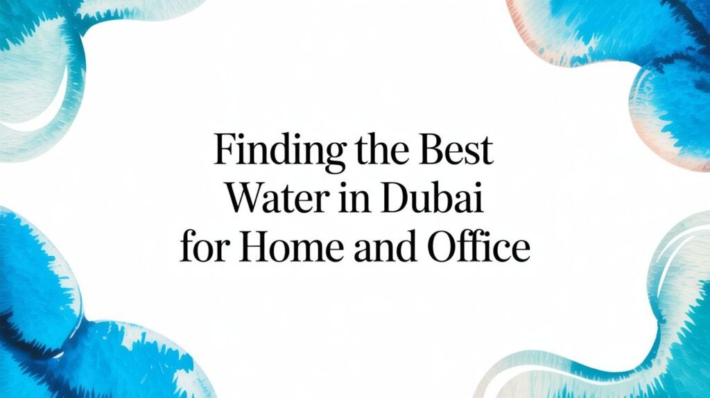 Finding the Best Water in Dubai for Home and Office (2026 Guide)