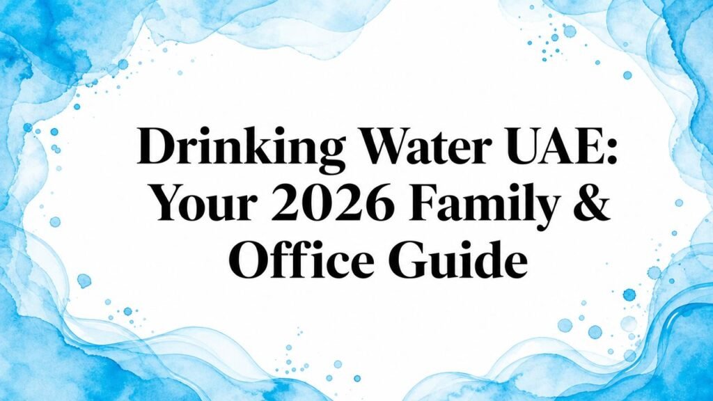 Drinking Water UAE: Your 2026 Family & Office Guide