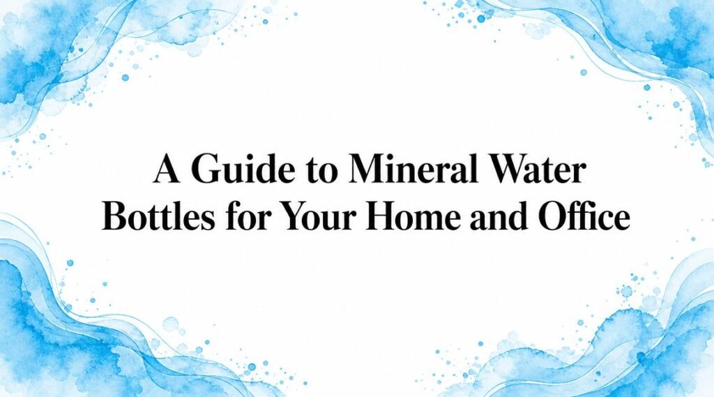 A Guide to Mineral Water Bottles for Your Home and Office in 2026