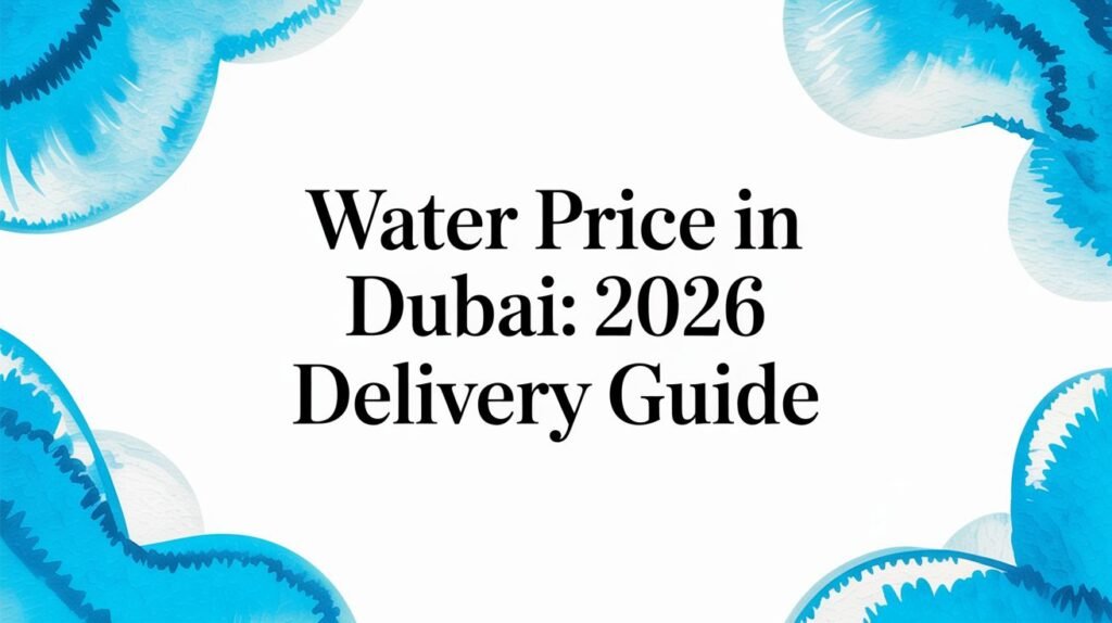 Water Price In Dubai: 2026 Delivery Guide