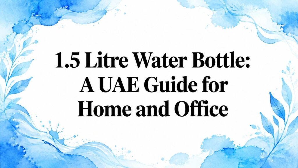 1.5 Litre Water Bottle: A UAE Guide for Home and Office
