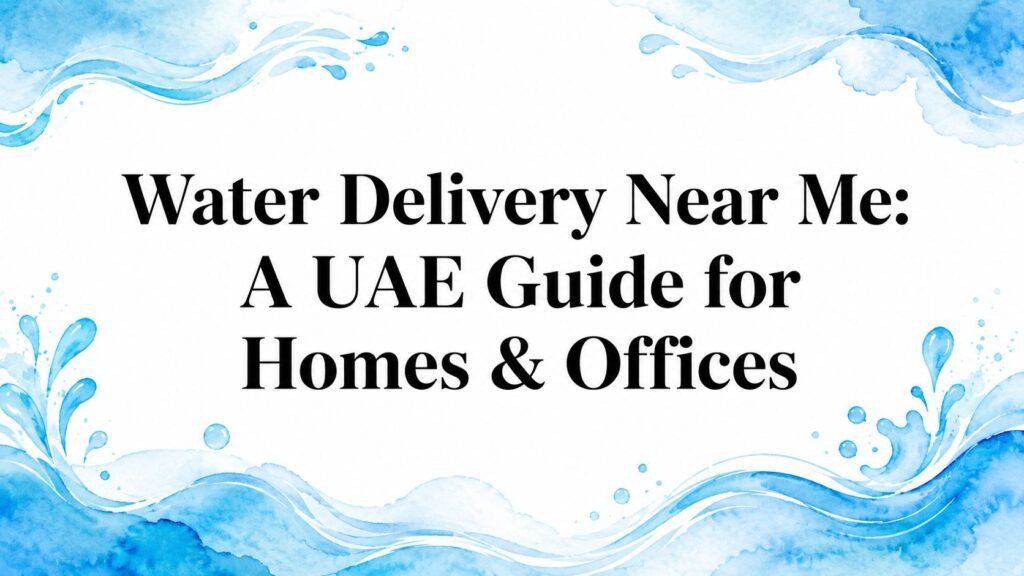 Water Delivery Near Me: A UAE Guide for Homes & Offices