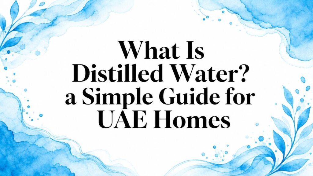 What Is Distilled Water? a Simple Guide for UAE Homes