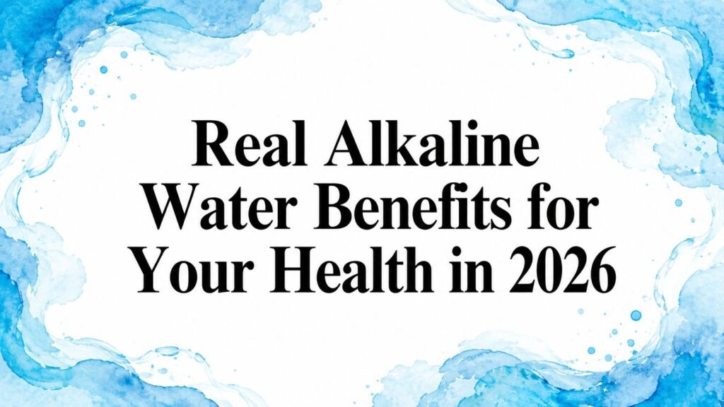 Real Alkaline Water Benefits for Your Health in 2026