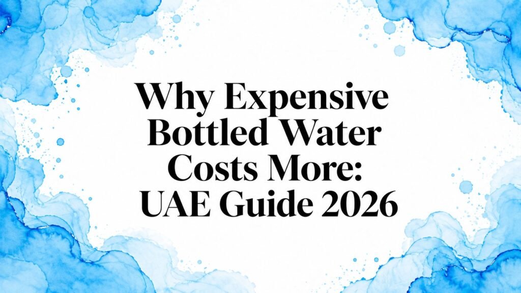 Why Expensive Bottled Water Costs More: UAE Guide 2026