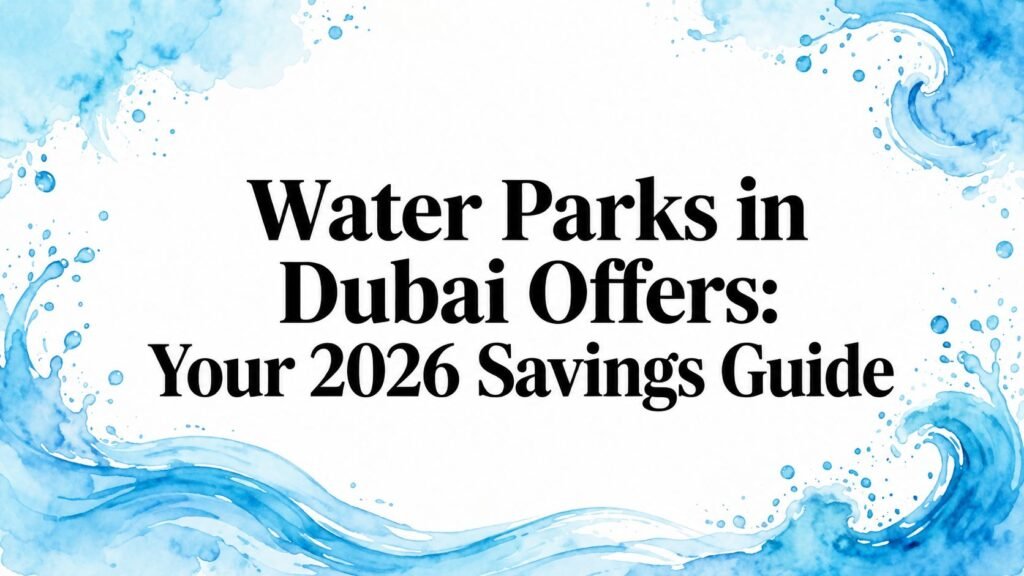 Water Parks in Dubai Offers: Your 2026 Savings Guide